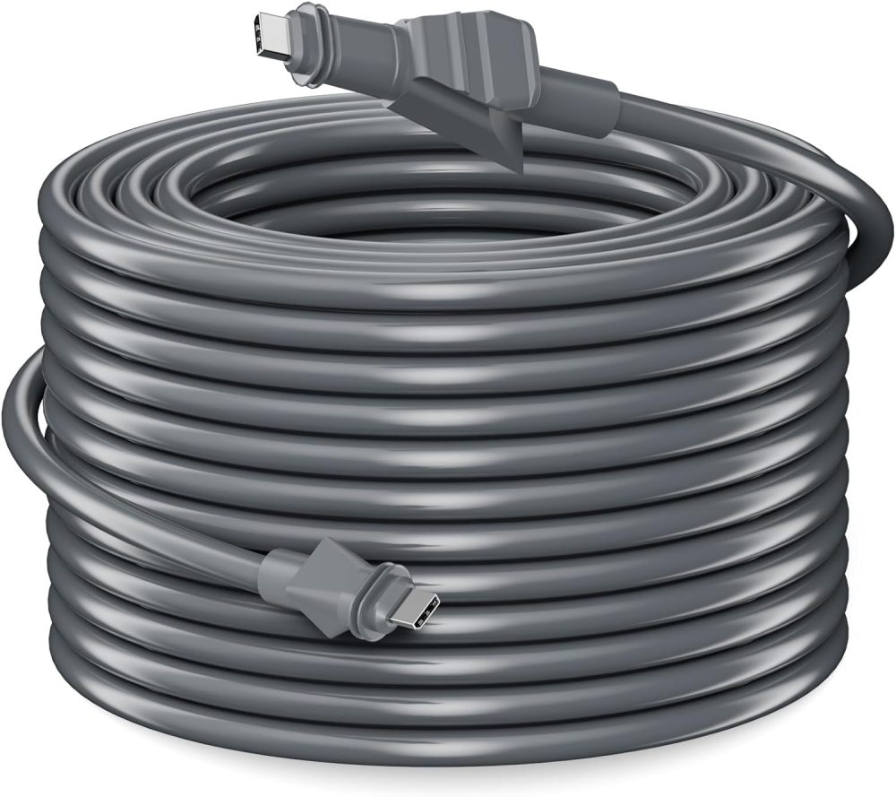 Starlink Flat High Performance Cable 75FT/23M, Replacement FHP Power Cord linkoostar Cable for Starlink Waterproof Extension Flat High Performance Gen 2 Accessories