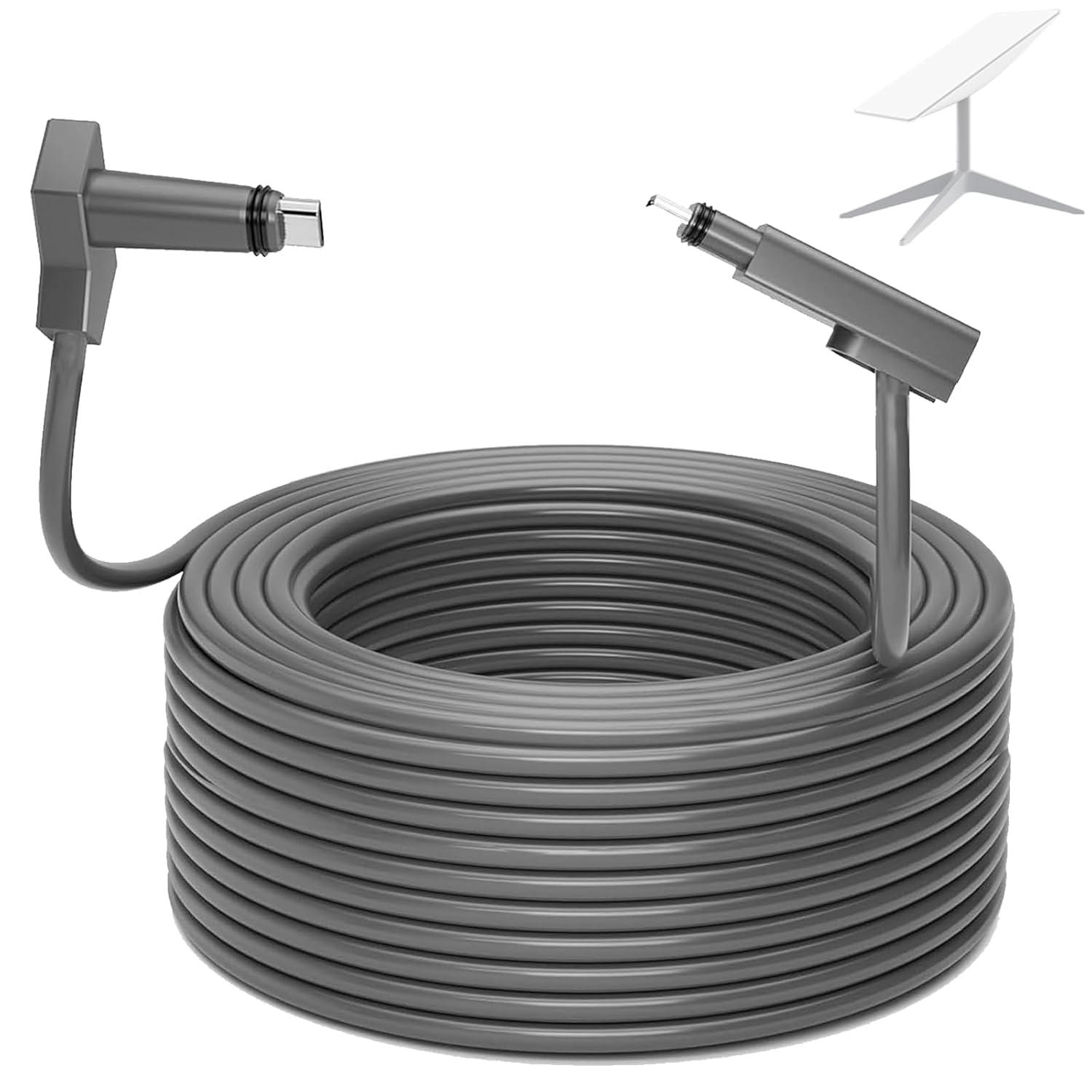 For Starlink Cable Gen 2 30FT 75FT 100FT 150FT, CMX CMR Rated 24AWG Starlink Replacement Cable 1200Mbps, Starlink Extension Ethernet Cable - tejoy
