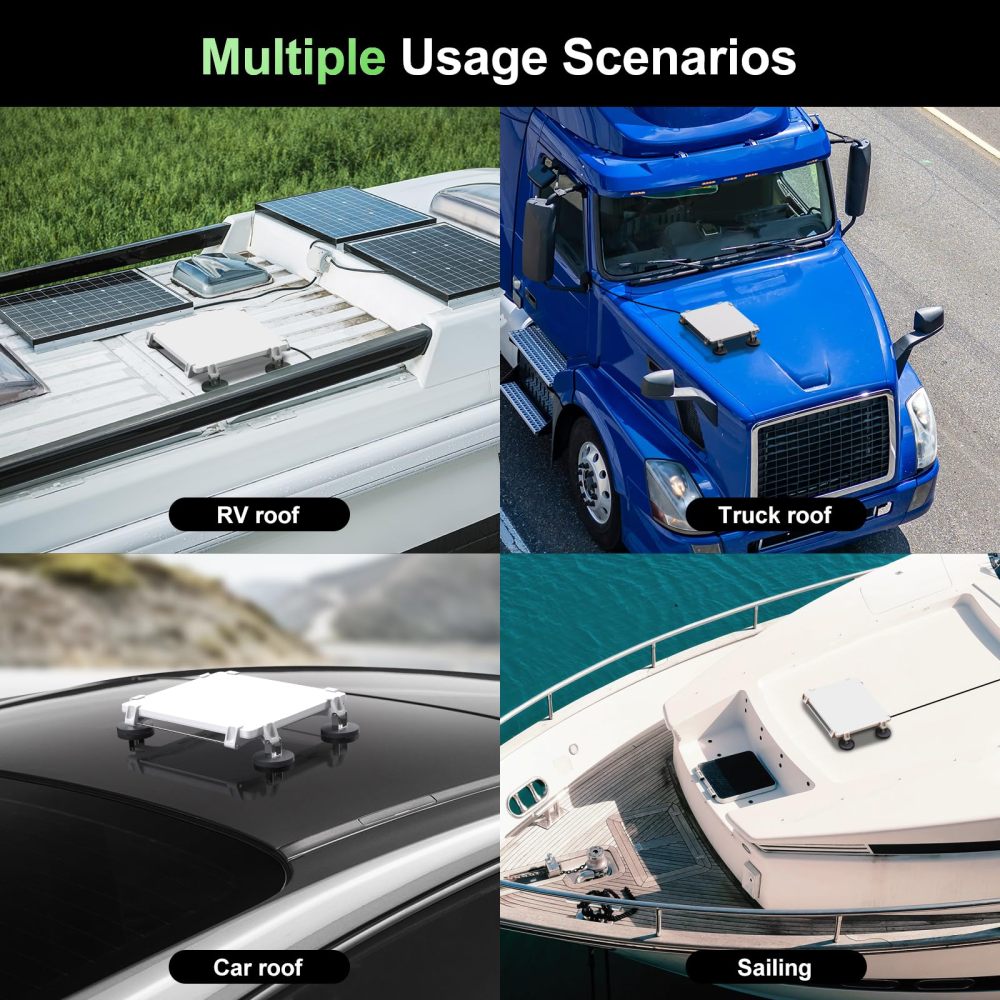 Starlink Mini Car Roof Mount,Starlink Mini Magnetic Mount,Starlink Mini Accessories,starlingkshop Starlink Mini Mounting Kit for RVs, Vans, Boat, Yachts, Trucks