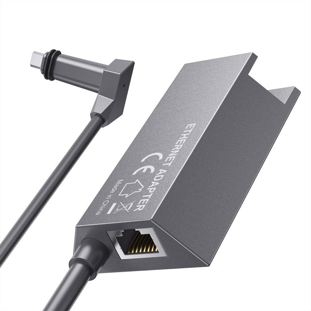 Starlink Gen 2 Ethernet Adapter, Starlink Ethernet Adapter for Standard Actuated Gen 2, RJ45 Gigabit Wired External Network with Fast & Stable Internet Connection