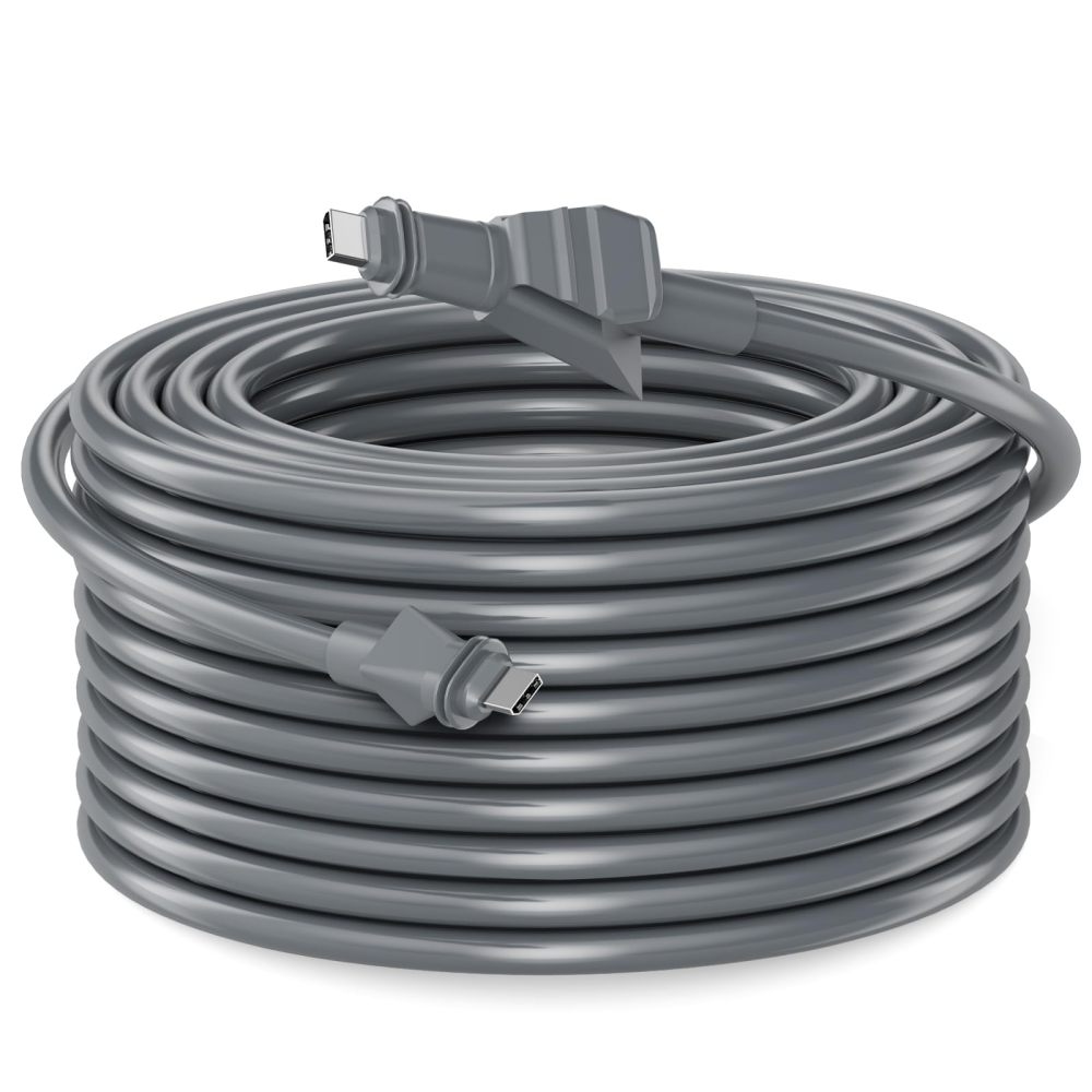 Starlink Flat High Performance Cable 75FT/23M, Replacement FHP Power Cord linkoostar Cable for Starlink Waterproof Extension Flat High Performance Gen 2 Accessories