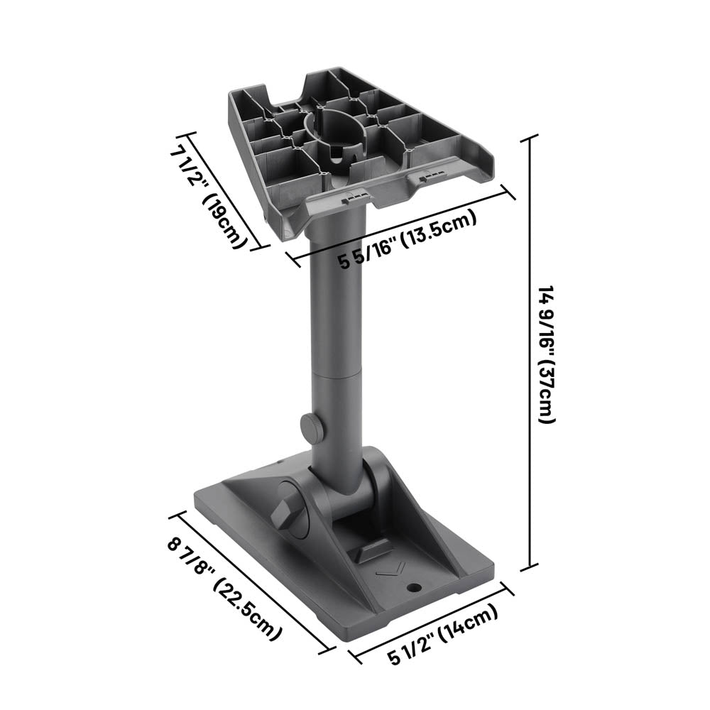 For Starlink Gen 3 Mount, Starlink Pivot Mount with Pipe Adapter and Mast, Swiveling Mechanism Design, Standard Gen 3 Mount for Slanted, shingled Roofs, Easy to Install and Adjust. - tejoy