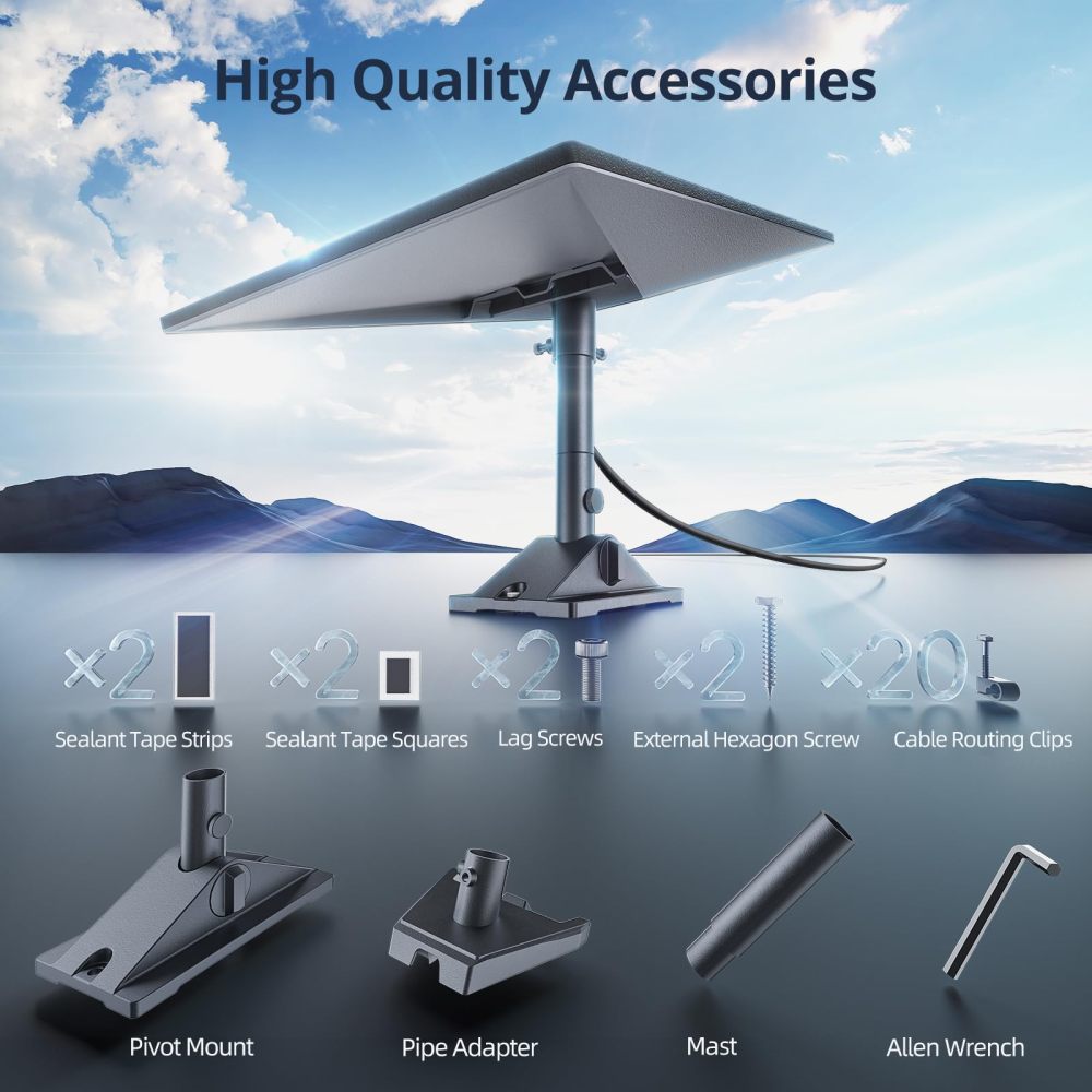 Starlink Gen 3 Pivot Mount Adjust Tilt Angle Dish Mount