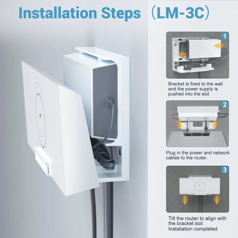 Starlink Gen 3 Router & Power Supply Mounting Kit