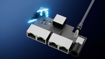 Multi Ports Starlink Gen 3/ Starlink Mini Ethernet Adapter for Wired External Network, 4 Ports Starlink Ethernet Adapter 1 to 4 [4 Devices Networked Simultaneously] - Up to 1 Gbps