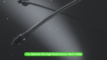 Starlink Flat High Performance Cable 75FT/23M, Replacement FHP Power Cord linkoostar Cable for Starlink Waterproof Extension Flat High Performance Gen 2 Accessories