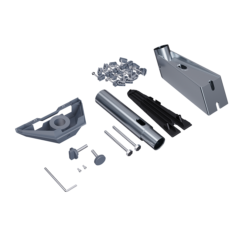 Starlink MINI Standard Wall Pivot Mount, Heavy Duty Wall & Roof Mount Bracket for Starlink MINI Dish, Sturdy Installation Kit for Tile, Asphalt & Flat Concrete Surfaces