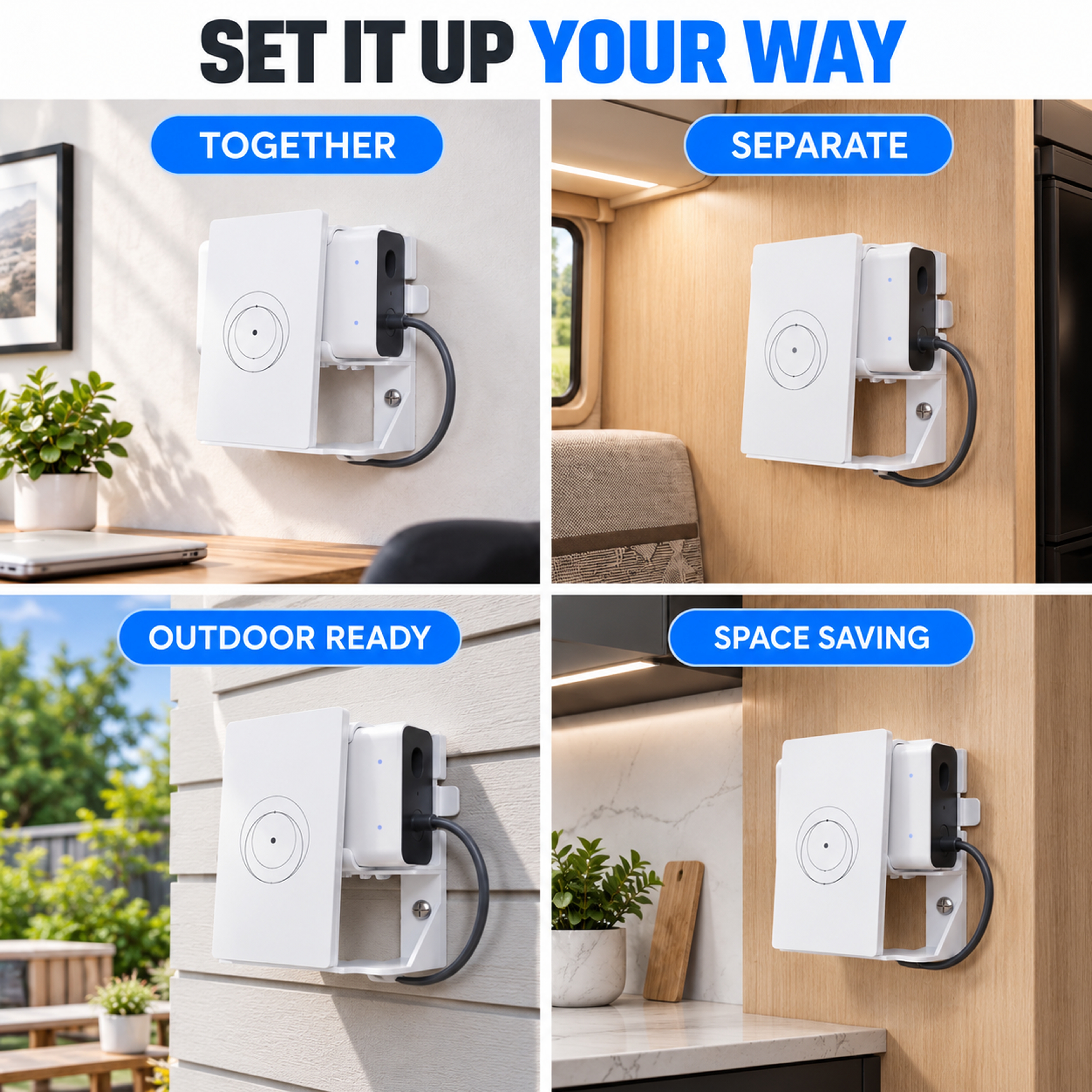 XL-V5 Router 2-in-1 Wall Mount Bracket: The Ultimate Space-Saving Solution for Starlink V5 (UTR-251)