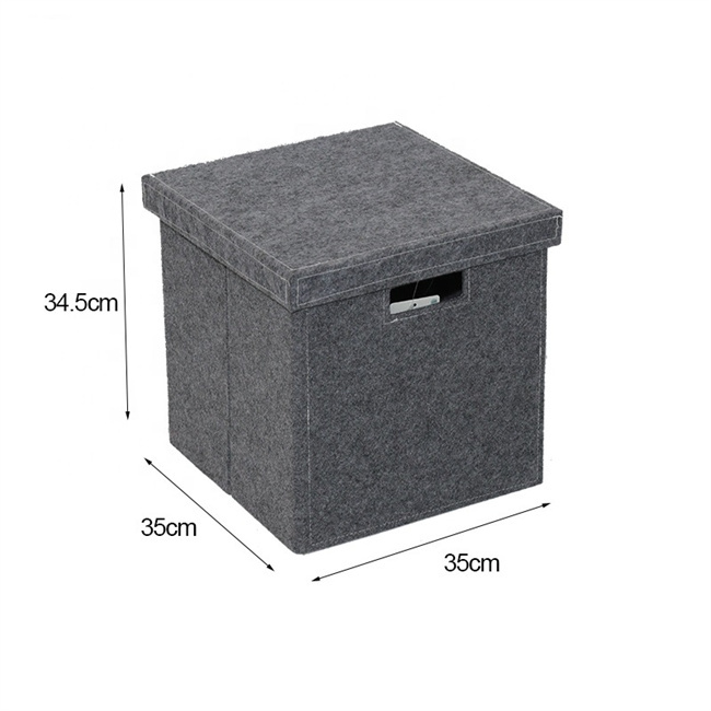Felt Storage Boxes With Lids