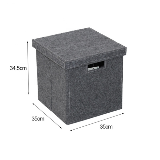 Felt Storage Boxes With Lids