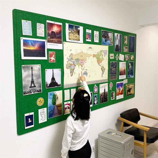 Felt Message Board, Photo Wall Display Board