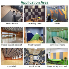 Wood Slat Polyester Fiber Acoustic Panel