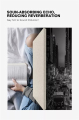 Wood Slat Polyester Fiber Acoustic Panel