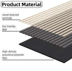 Solid Wood Slat Acoustic Panel