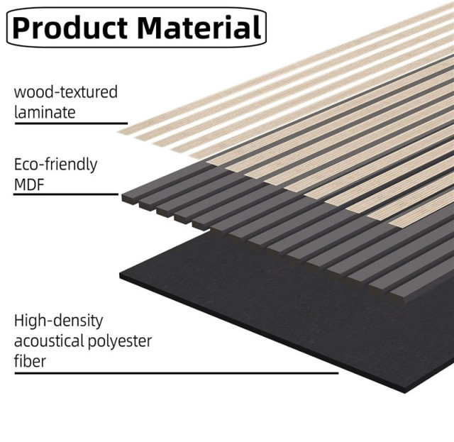 Solid Wood Slat Acoustic Panel