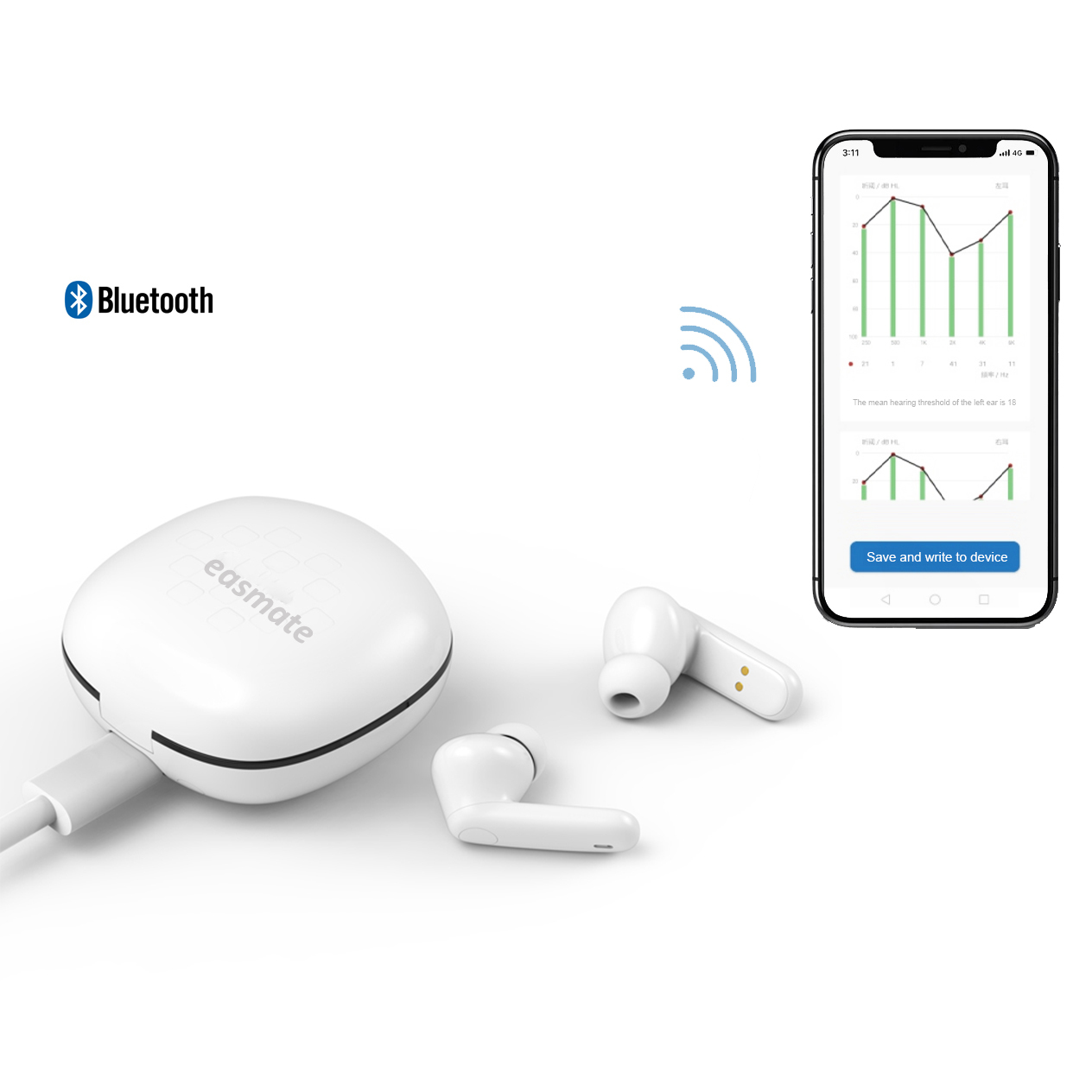 Bluetooth hearing aid for seniors