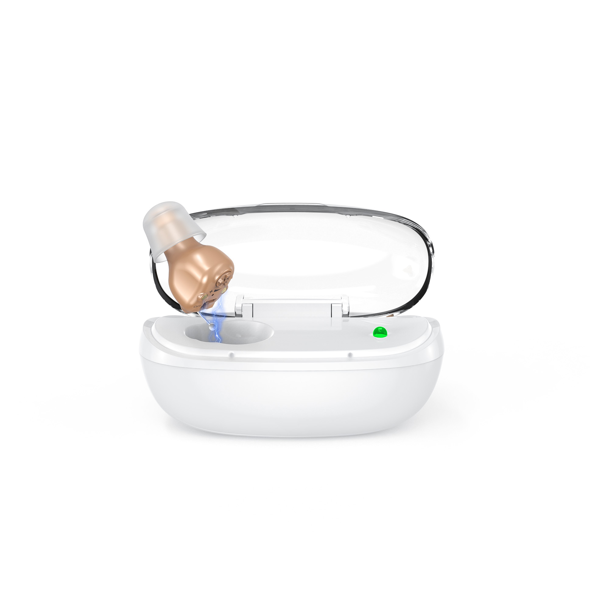 Hot Sales Invisible In Ear Canal CIC Rechargeable Hearing Aids For Seniors Ear Deaf Sound Amplifier Volume Adjustable and Long Battery Life