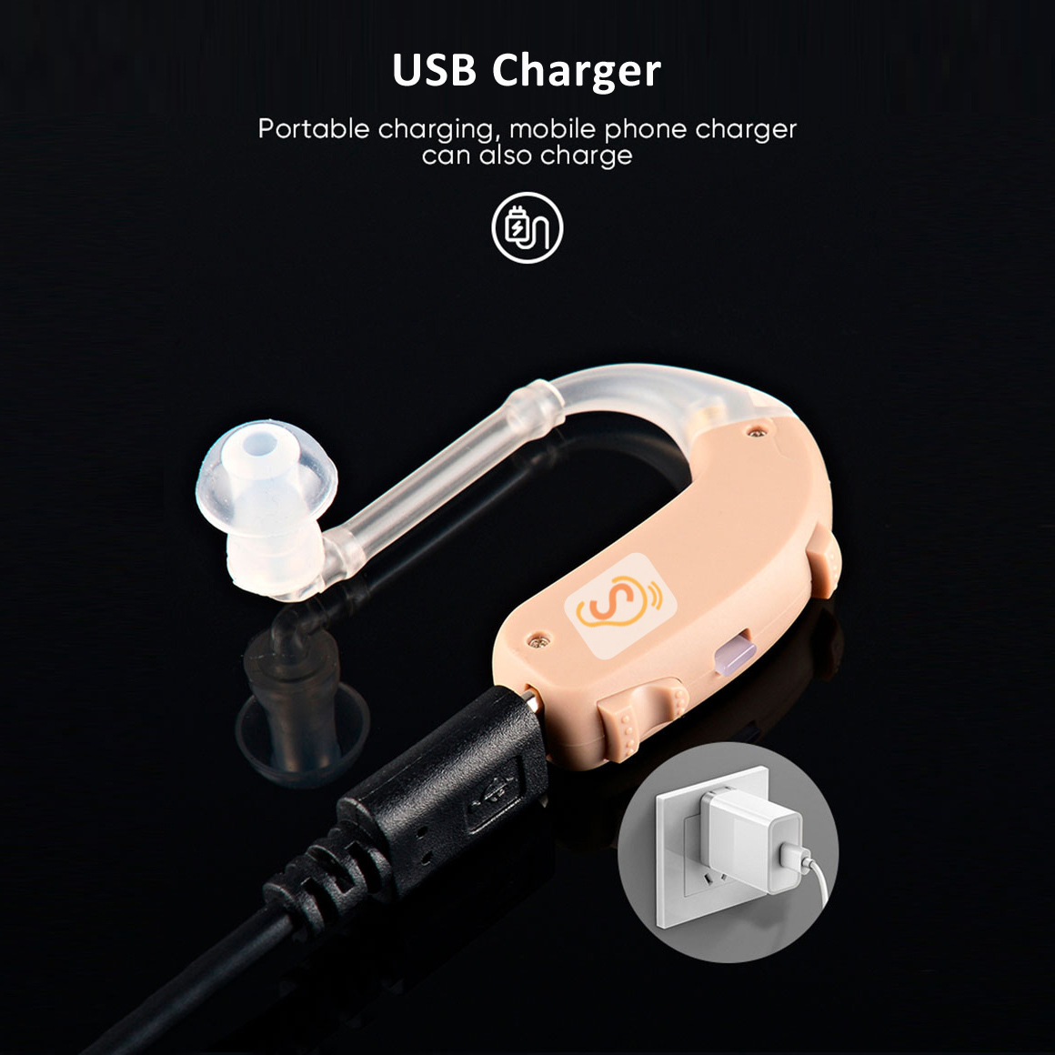 BTE Rechargeable hearing aid