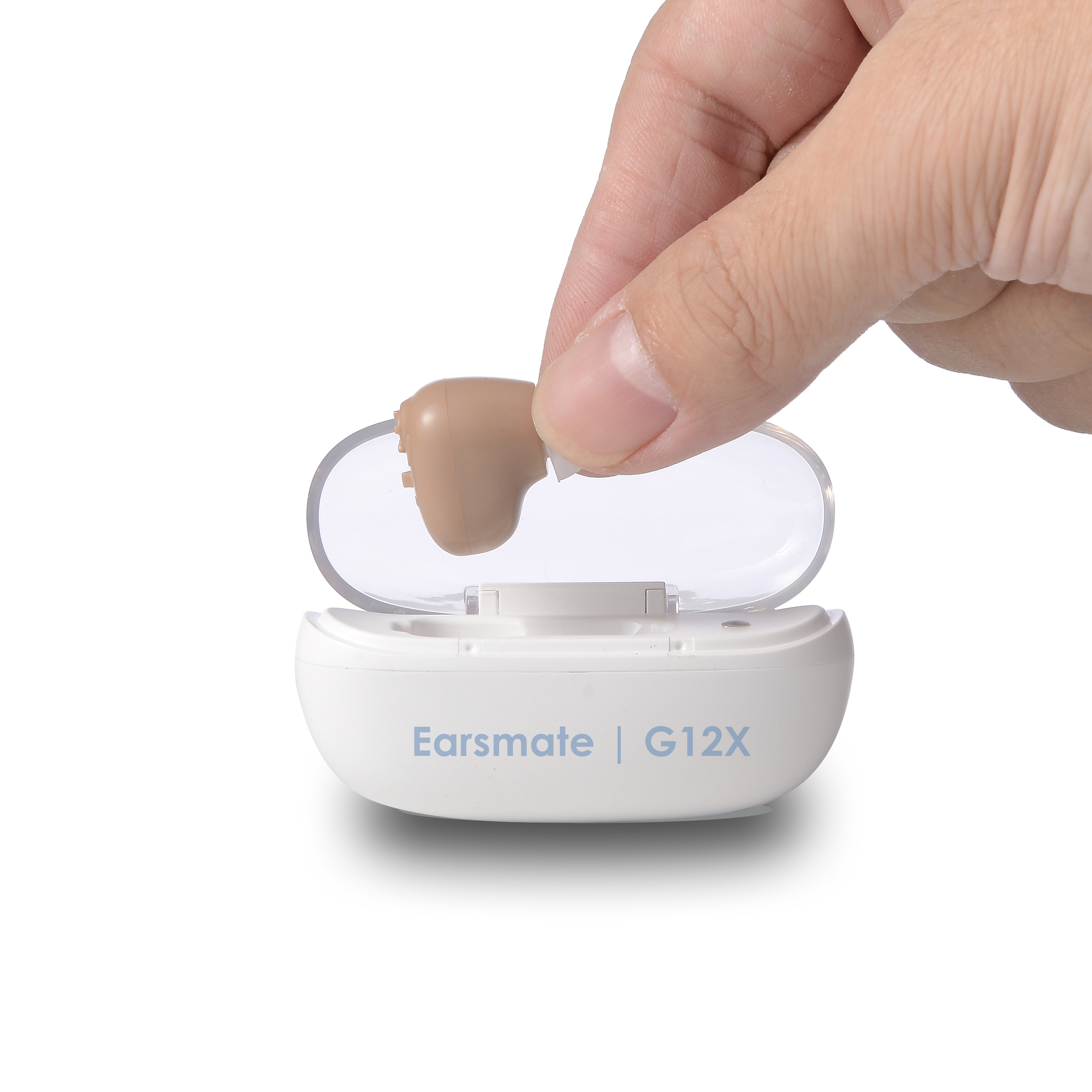 Powerful Battery In Ear Rechargeable Hearing Aids For Seniors Elderly with Hearing Loss by Simple Controls Adjustable Volume and Power Switch