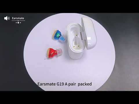 Hot Sales Invisible In Ear Canal CIC Rechargeable Hearing Aids For Seniors Ear Deaf Sound Amplifier Volume Adjustable and Long Battery Life