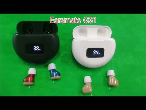 Over the counter OTC CIC Rechargeable Digital in Ear Hearing Aids with Noise Reduction For Seniors Hearing Loss Sound Assisit Volume adjustable