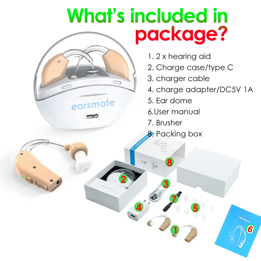 small rechargeable hearing aid