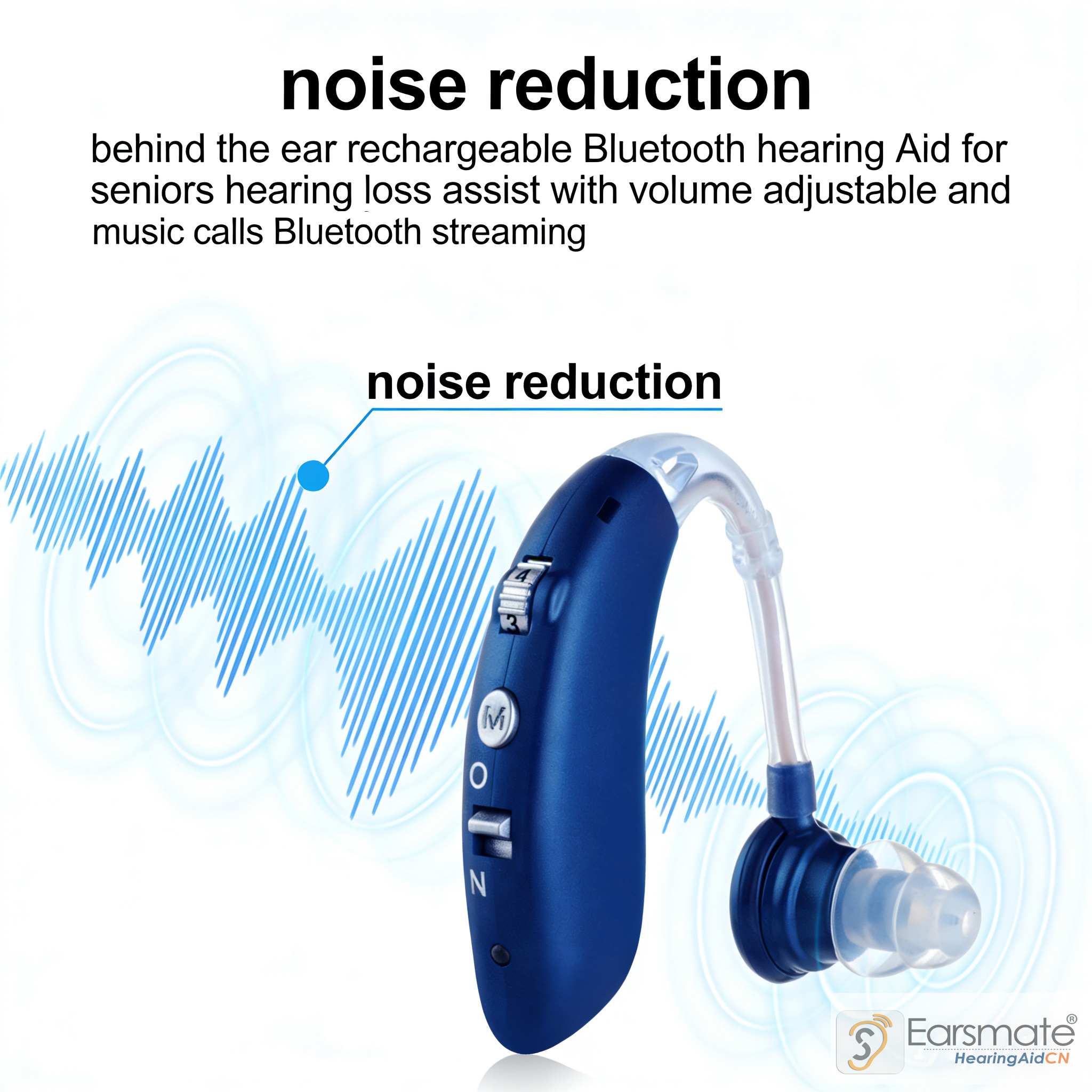 bluetooth rechargeable hearing aid