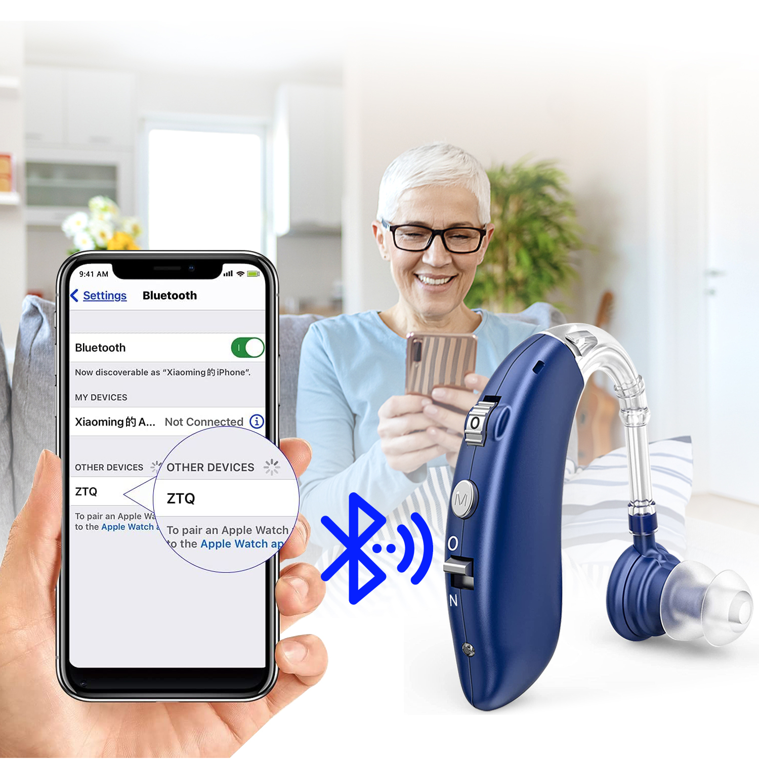 wireless bluetooth hearing aid