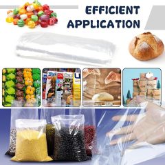 6" x 10" Clear Flat Poly Bags for Cookies and Small Pastries - 1.5 Mil Extra Thick Food Grade Plastic Bags for Bakery Treats,Anhui Province Tianle Plastic Co.,Ltd ,6x10 Inch Clear Plastic Bags for Cookies & Bakery Treats | Food Grade High Clarity Poly Bags
