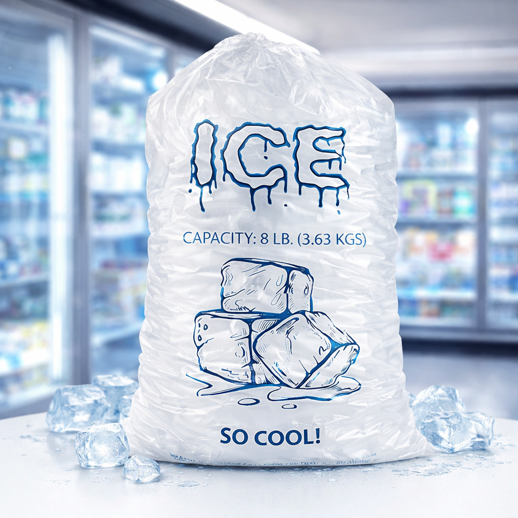 8 LBS Heavy-Duty Drawstring Ice Bags | Crystal Clear Food-Grade Poly Bags for Parties,Anhui Province Tianle Plastic Co.,Ltd ,Premium 11x19 Inch 8 LB Drawstring Ice Bags | Wholesale Food Grade