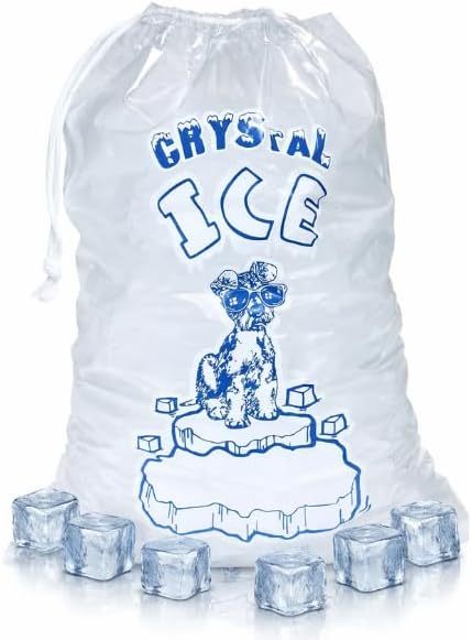 8 LBS Heavy-Duty Drawstring Ice Bags | Crystal Clear Food-Grade Poly Bags for Parties,Anhui Province Tianle Plastic Co.,Ltd ,Premium 11x19 Inch 8 LB Drawstring Ice Bags | Wholesale Food Grade