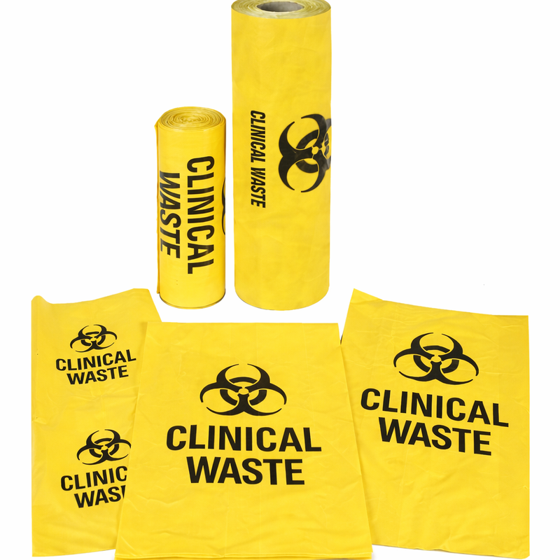 11" x 12" Personal Biohazard Bags - Discrete Disposal for Home Use,Anhui Province Tianle Plastic Co.,Ltd ,11x12 Inch Mini Biohazard Bags | Portable & Personal Medical Disposal