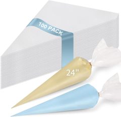 18" Jumbo Disposable Pastry Bags - High Capacity Piping Bags for Mass Cake Production,Anhui Province Tianle Plastic Co.,Ltd ,18" Jumbo Disposable Pastry Bags for Commercial Bakeries