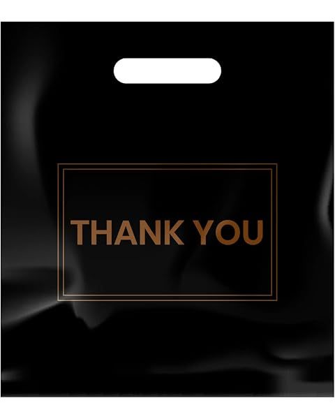 15x18" Large Plastic Shopping Bags - Heavy Duty Bags for Clothing & Shoes,Anhui Province Tianle Plastic Co.,Ltd ,15x18 Inch Large Plastic Boutique Bags - Die-Cut Handle Shopping Bags