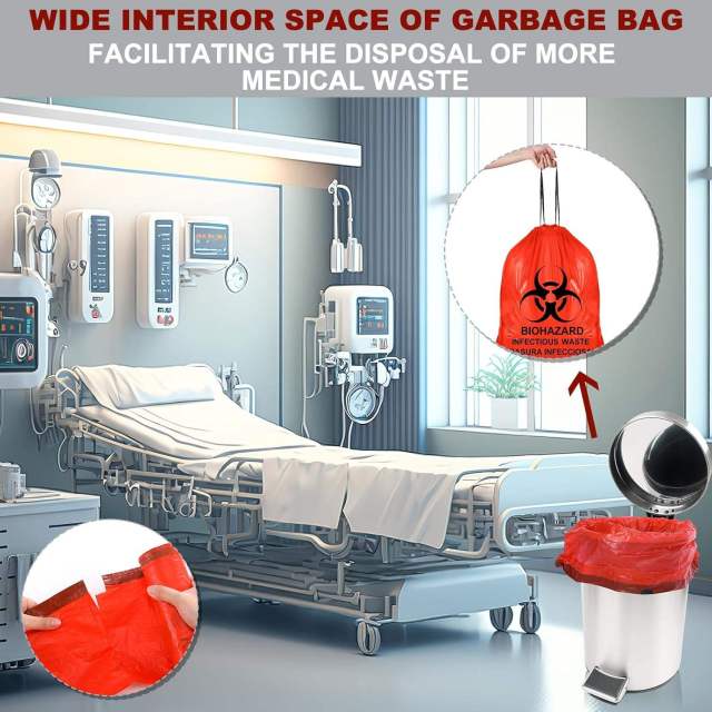 Large Capacity Biohazard Medical Waste Bags for Institutional Use - Compliant Clinical and Infectious Waste Liners,Anhui Province Tianle Plastic Co.,Ltd ,Large Capacity Biohazard Medical Waste Liners | Heavy-Gauge Institutional Clinical Waste Bags