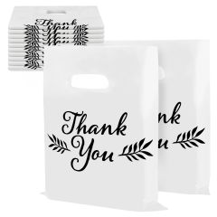 15x18" Large Plastic Shopping Bags - Heavy Duty Bags for Clothing & Shoes,Anhui Province Tianle Plastic Co.,Ltd ,15x18 Inch Large Plastic Boutique Bags - Die-Cut Handle Shopping Bags