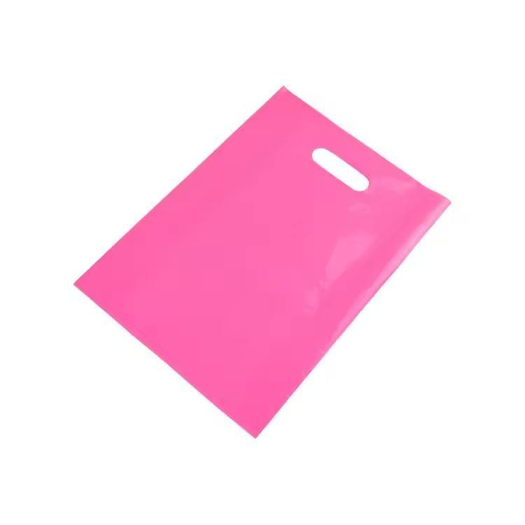 6x9" Die-Cut Handle Boutique Bags Merchandise Bags - Small Plastic Gift Bags for Jewelry,Anhui Province Tianle Plastic Co.,Ltd ,6x9 Inch Small Plastic Merchandise Bags with Die-Cut Handles