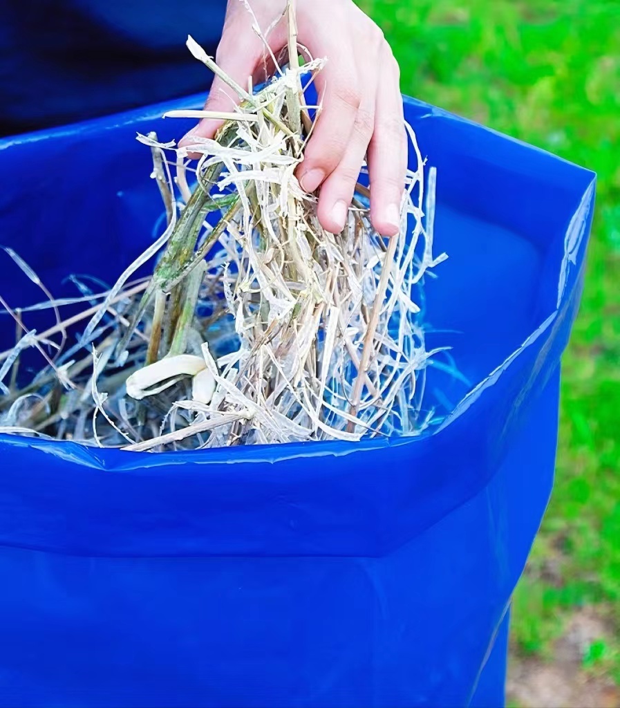 24" x 43" Standard Blue Silage Fermentation Bags - Reinforced PE Material,Anhui Province Tianle Plastic Co.,Ltd ,Premium 24x43 Inch Blue Plastic Silage Bags | High-Protein Fodder Preservation
