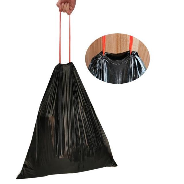 17" x 18" Small Trash Bags with Strong Drawstring | Scented Bathroom Garbage Liners 4 Gallon,Anhui Province Tianle Plastic Co.,Ltd ,17" x 18" Best 4 Gallon Drawstring Trash Bags for Bathroom & Office Bins