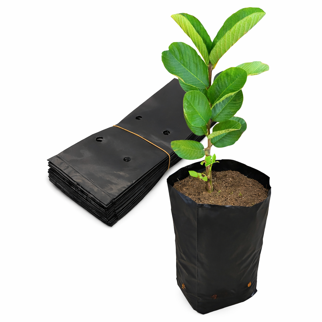 5x8 Inch Herb Grow Bags - Portable Plastic Planter Pots for Strawberry & Mint,Anhui Province Tianle Plastic Co.,Ltd ,5x8 Inch Plastic Nursery Grow Bags - 2 Litre Equivalent Herb Planters