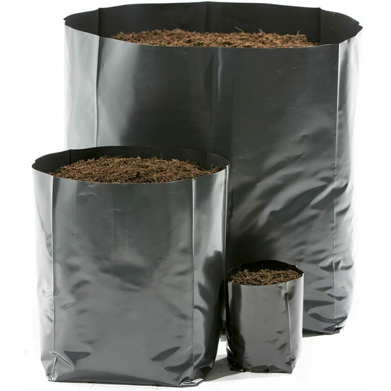 10x12 Inch 3 Gallon Vegetable Grow Bags - Large Planters for Tomato & Pepper,Anhui Province Tianle Plastic Co.,Ltd ,3 Gallon (10x12 Inch) Plastic Grow Bags - Heavy Duty Vegetable Planters