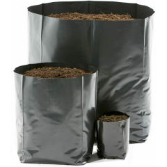 10x12 Inch 3 Gallon Vegetable Grow Bags - Large Planters for Tomato & Pepper,Anhui Province Tianle Plastic Co.,Ltd ,3 Gallon (10x12 Inch) Plastic Grow Bags - Heavy Duty Vegetable Planters