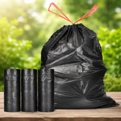 22" x 24" Medium Trash Bags - Colorful Drawstring Liners for Recycling & Waste 8 Gallon,Anhui Province Tianle Plastic Co.,Ltd ,22" x 24" Durable 8 Gallon Drawstring Garbage Bags for Home & Bedroom