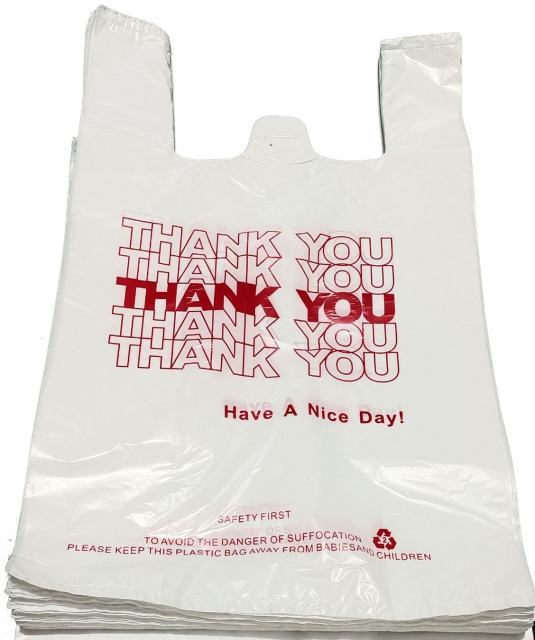 11.5x6.5x21" Standard 1/6 Size Grocery Bags - Large Plastic Shopping Bags,Anhui Province Tianle Plastic Co.,Ltd ,11.5x6.5x21 Standard 1/6 Size Grocery Bags | Wholesale T-Shirt Bags