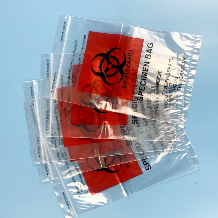 8x11 Inch Large Biohazard Specimen Bags - Multi-Sample Transport Pouches for Pathology & Research,Anhui Province Tianle Plastic Co.,Ltd ,8x11 Inch Large Biohazard Bags for Pathology & Research Samples