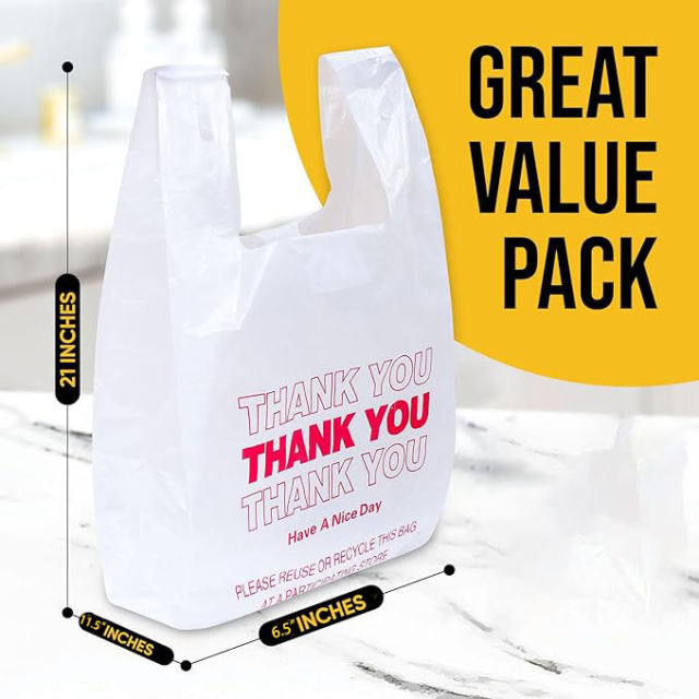 Jumbo 18x8x30" T-Shirt Bags XL Heavy Duty Plastic Bags - Extra Large Bags for Clothing & Laundry,Anhui Province Tianle Plastic Co.,Ltd ,18x8x30" Jumbo T-Shirt Bags | Extra Large Laundry & Pizza Box Bags