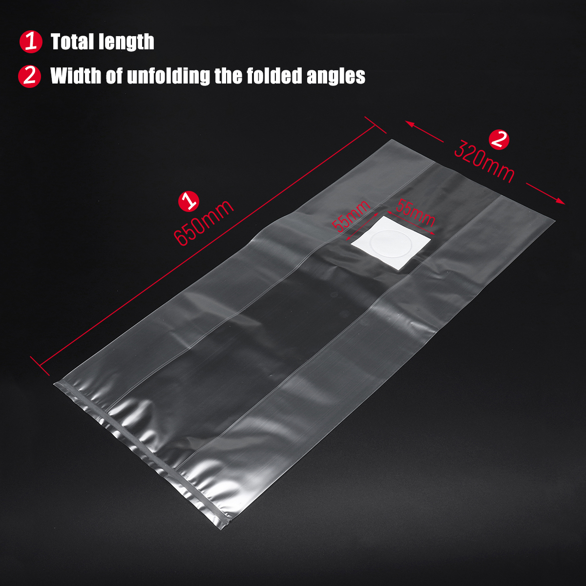 Standard Mushroom Grow Bags with Filter Patch - 8*5*18Inch Autoclavable Substrate Bags for Fruiting Blocks,Anhui Province Tianle Plastic Co.,Ltd ,Standard 8x5x18Inch Autoclavable Substrate Bags for Fruiting Blocks