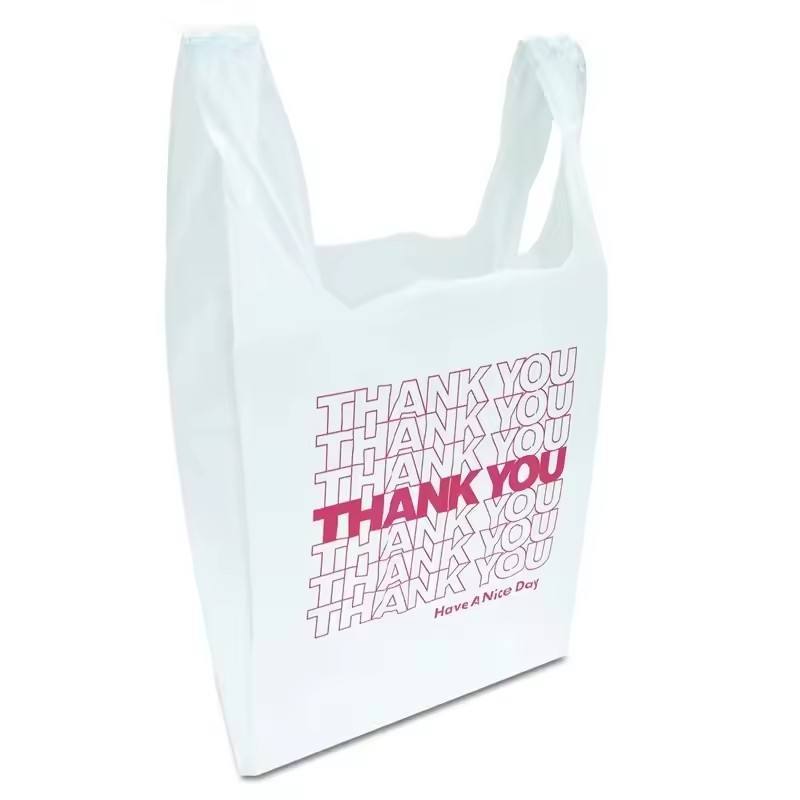 Bulk 10x5x18" White T-Shirt Bags Grocery Bags - Value Pack for Convenience Stores,Anhui Province Tianle Plastic Co.,Ltd ,10x5x18 Medium Plastic Grocery Bags | Heavy Duty Takeout Bags