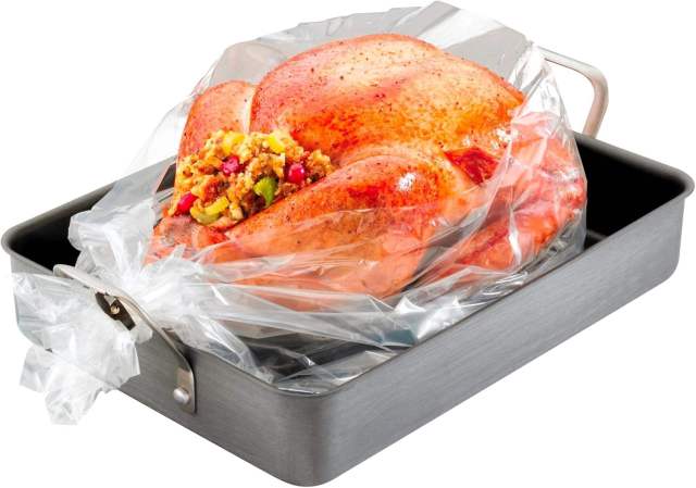 Large 18" x 24" Oven Bags for Turkey and Whole Chicken Roasting - Leak-Proof PA Nylon Baking Bags with Ties for Flavor Retention,Anhui Province Tianle Plastic Co.,Ltd ,Large 18x24 Inch Turkey Oven Roasting Bags | Heavy-Duty Leak-Proof PA Nylon Cooking Pouches with Ties