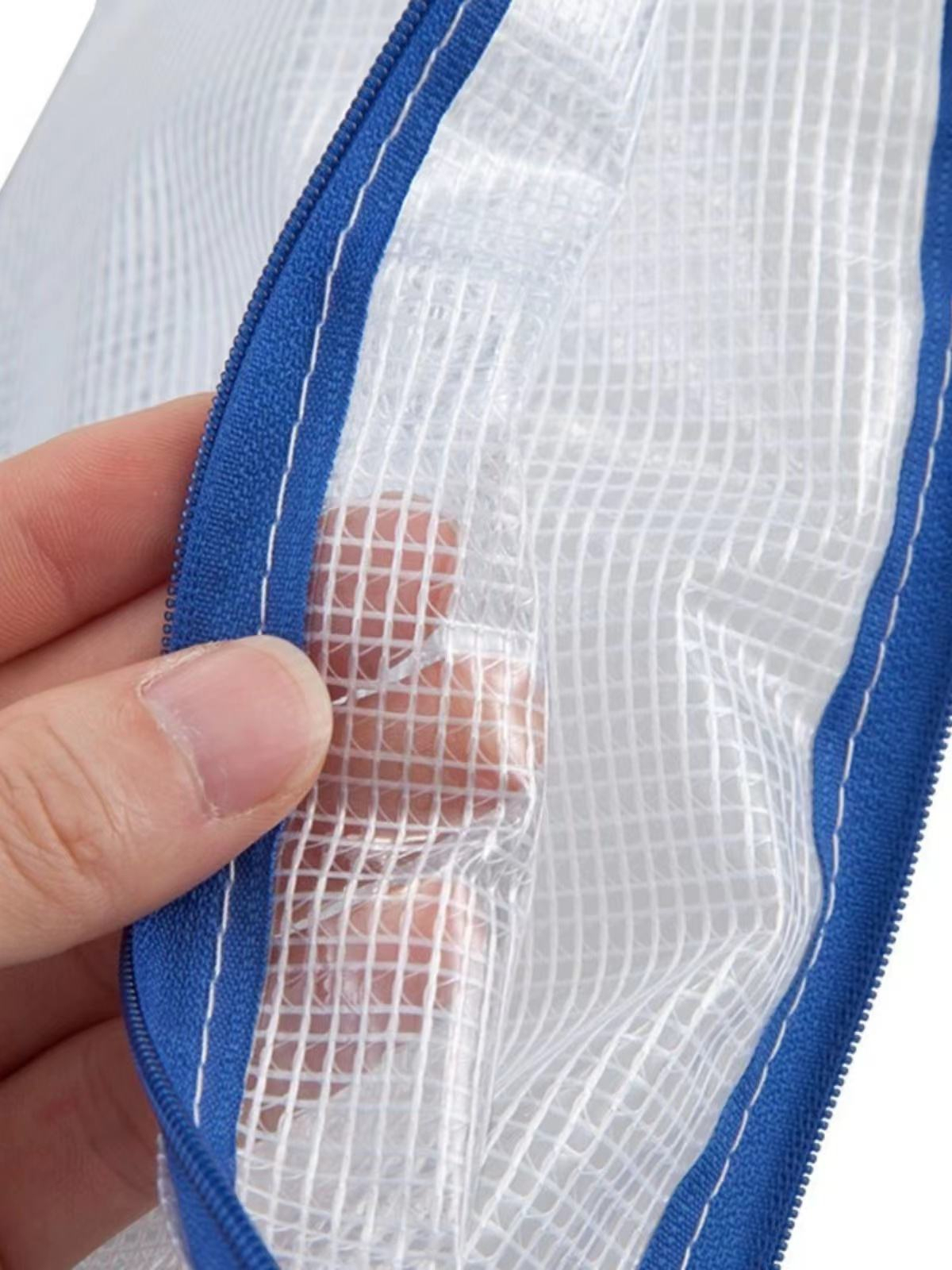 A3 Mesh Zipper Pouches for Large Drawings and Posters - Heavy Duty PVC Zippered Bags for Blueprint Storage - Waterproof Document Folder,Anhui Province Tianle Plastic Co.,Ltd ,A3 Mesh Zipper Pouches for Drawings & Board Games | Heavy Duty Waterproof PVC Document Folders